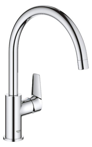 GROHE Rubinetto Cucina Miscelatore Lavello Monocomando a Canna Alta colore Cromo - 31 367 001 Bauedge