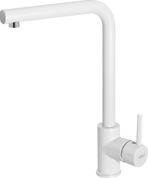 ELLECI Rubinetto Cucina Miscelatore Lavello Monocomando in Metaltek colore Bianco - MKKTRA96 Trail