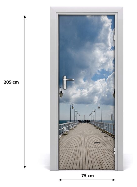 Adesivo per porta Pier in Orłowo 75x205 cm
