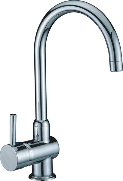 RUBINETTERIE ASSOCIATE Rubinetto Cucina Miscelatore Monocomando a Canna Alta colore Inox - 88007D Gemini