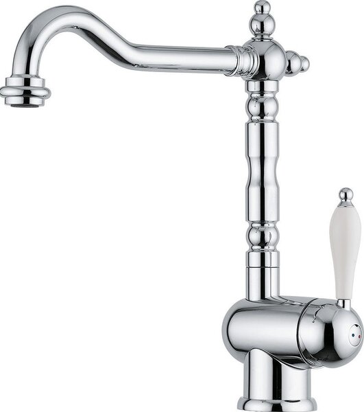 Franke Rubinetto Cucina Miscelatore Monocomando Canna Girevole colore Cromo - 115.0060.360 OLD ENGLAND