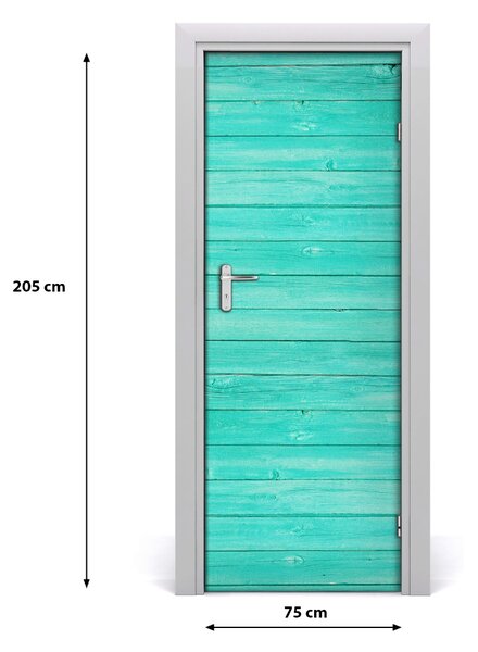 Sticker porta Schede verdi 75x205 cm