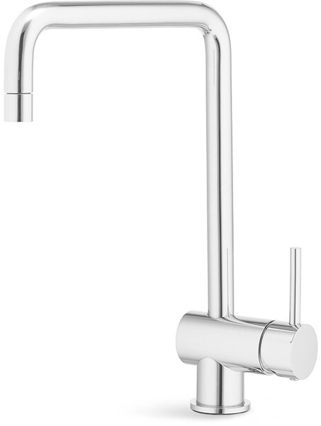 Newform Rubinetto Cucina Miscelatore Monocomando a Canna Quadra colore Cromo - 4320.21 018 - XT 4320