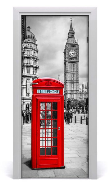Poster adesivo per porta Londra, Inghilterra 75x205 cm