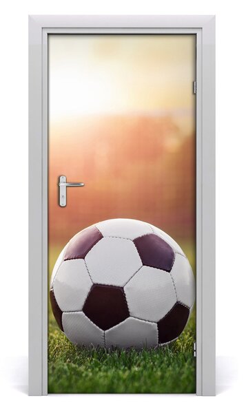 Adesivo per porta interna Calcio 75x205 cm
