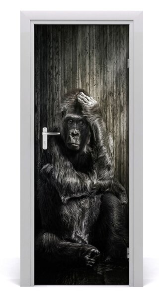 Adesivo per porta Gorilla 75x205 cm