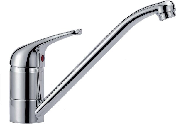 CROLLA Rubinetto Cucina Miscelatore Monocomando colore Cromo - 4070CR Perfecta