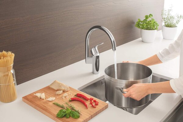 GROHE Rubinetto Cucina Miscelatore Monocomando colore Cromo - Eurosmart - 33202002