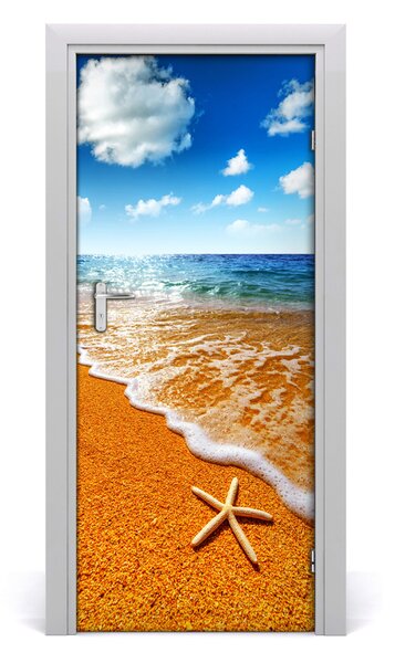 Poster adesivo per porta Stella marina 75x205 cm