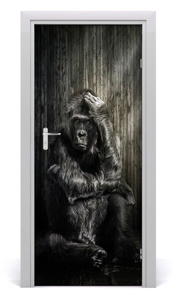 Adesivo per porta Gorilla 75x205 cm