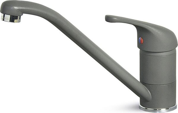 ELLECI Rubinetto Cucina Miscelatore Monocomando colore Titanium - Minerva - MMKMIN73