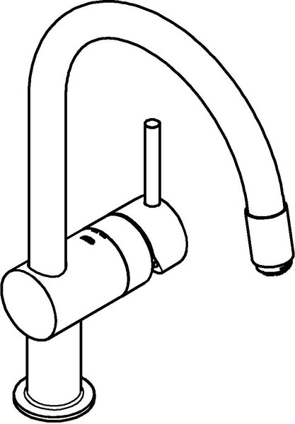 GROHE Rubinetto Cucina Miscelatore Monocomando colore Cromo - MINTA 32918000