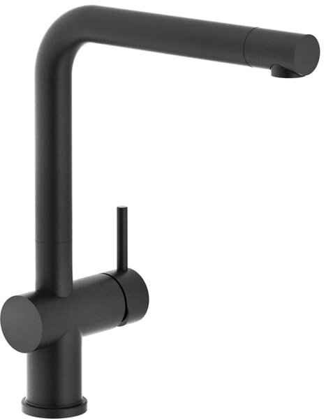 NOBILI Rubinetto Cucina Miscelatore Monocomando con Canna Girevole 50 cm colore Nero - LV00113BM