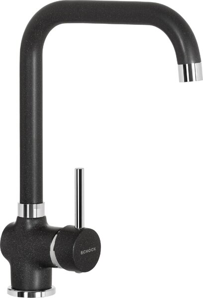 SCHOCK Rubinetto Cucina Miscelatore Monocomando con Canna Girevole colore Nero e Inox - SXTIME13