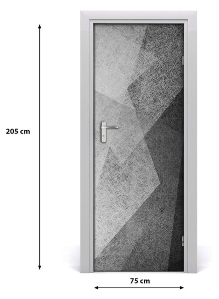 Rivestimento Per Porta Linee astratte 75x205 cm