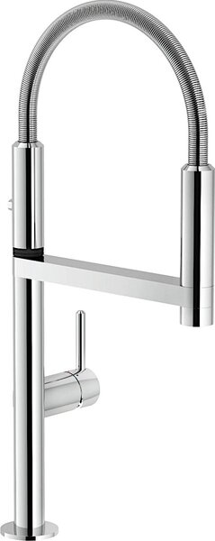 NOBILI Rubinetto Cucina Miscelatore Monocomando con Canna Girevole e Doccetta 50 cm Cromato - MV92300/50CR