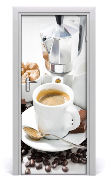 Rivestimento Per Porta tazza di caff? 75x205 cm