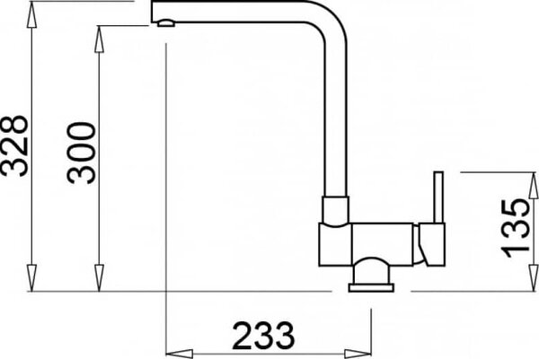 ELLECI Rubinetto Cucina Miscelatore Monocomando in Granitek colore Bianco G68 - MGKDAN68 Danubio