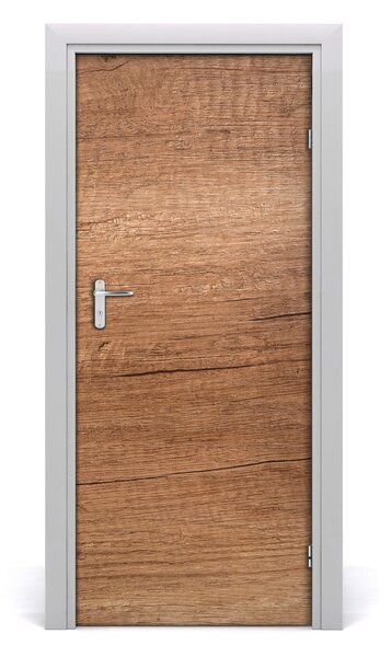 Poster adesivo per porta Sfondo di legno 75x205 cm