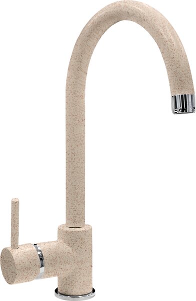 Plados Rubinetto Cucina Miscelatore Monocomando in Ultragranit colore Avena UG94 - PETRAMIX