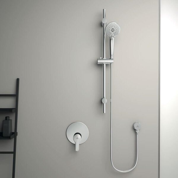 IDEAL STANDARD Saliscendi Asta Doccia Soffione 3 Funzioni colore Cromo - B9508AA Idealrain M3 SMART