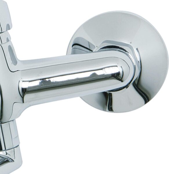 Idro Bric Rubinetto Miscelatore Lavello fissaggio parete cromato lucido serie Jolly J46155