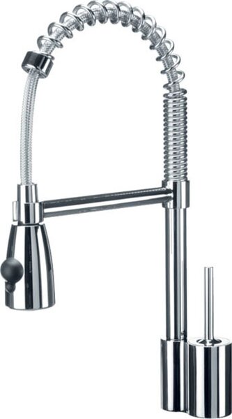 ELLECI Rubinetto Cucina Monocomando con Doccetta in Acciaio - MIKCHECR