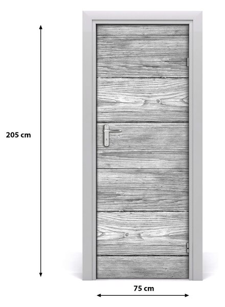 Poster adesivo per porta Sfondo di legno 75x205 cm