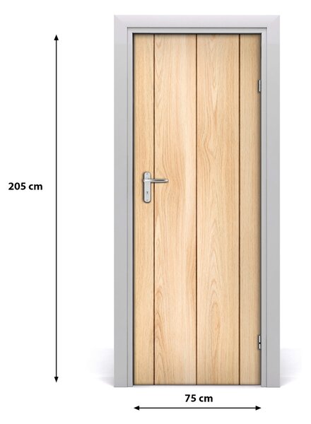 Poster adesivo per porta Sfondo di legno 75x205 cm