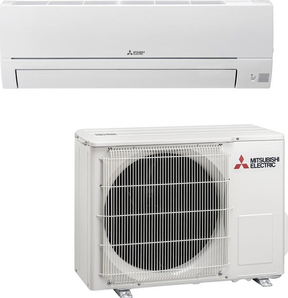 MITSUBISHI Climatizzatore 12000 Btu /h Inverter Monosplit Condizionatore con Pompa di Calore Classe A++/A+ Gas R32 (Unit Interna + Unit Esterna) 