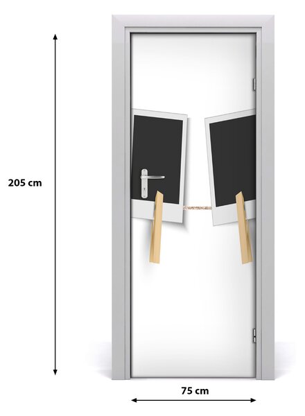 Sticker porta cornici fotografiche 75x205 cm