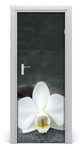 Adesivo per porta Orchidea 75x205 cm