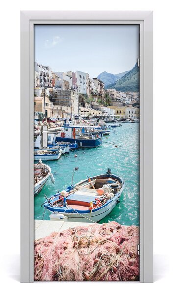 Adesivo per porta Sicilia 75x205 cm
