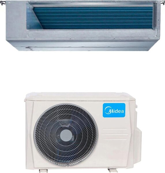 MIDEA Climatizzatore Canalizzato 18000 Btu /h Inverter Monosplit Condizionatore con Pompa di Calore Classe A++ / A+ ( Unit Interna + Unit Esterna