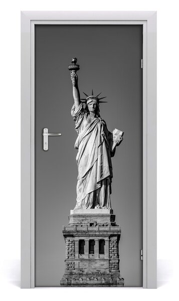 Adesivo per porta statua della Libert? 75x205 cm