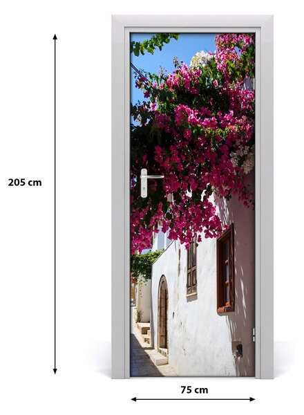 Adesivo per porta Rodi Grecia 75x205 cm