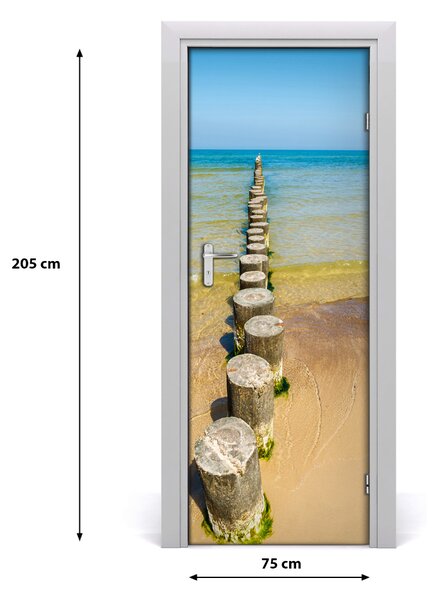 Adesivo per porta Frangiflutti 75x205 cm