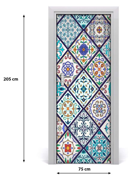 Adesivo per porta Piastrelle di ceramica 75x205 cm