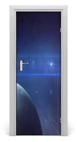 Adesivo per porta Navicella spaziale 75x205 cm