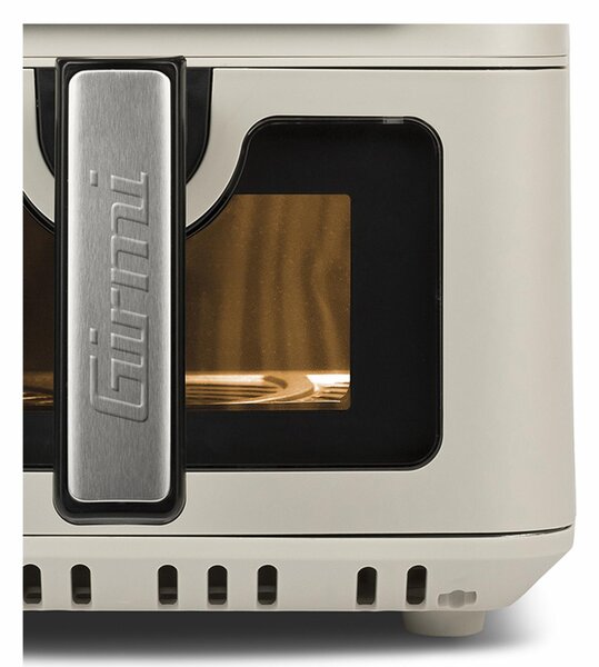 Girmi Friggitrice ad Aria 6,5 Litri Potenza 1700W con Timer e Termostato Regolabile colore Beige Ecofrit Crisp - FG8401