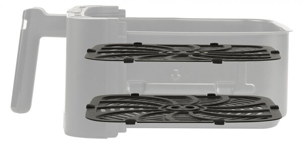 Girmi Friggitrice ad Aria 6,5 Litri Potenza 1700W con Timer e Termostato Regolabile colore Beige Ecofrit Crisp - FG8401
