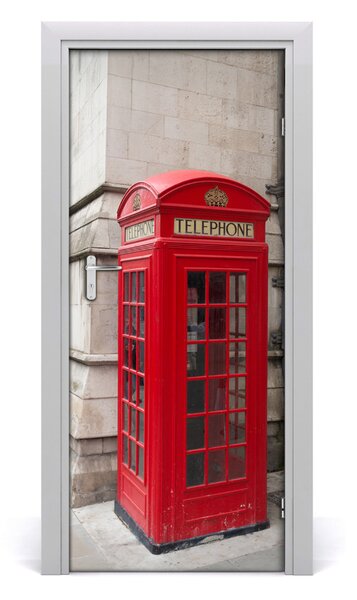 Adesivo per porta Londra 75x205 cm
