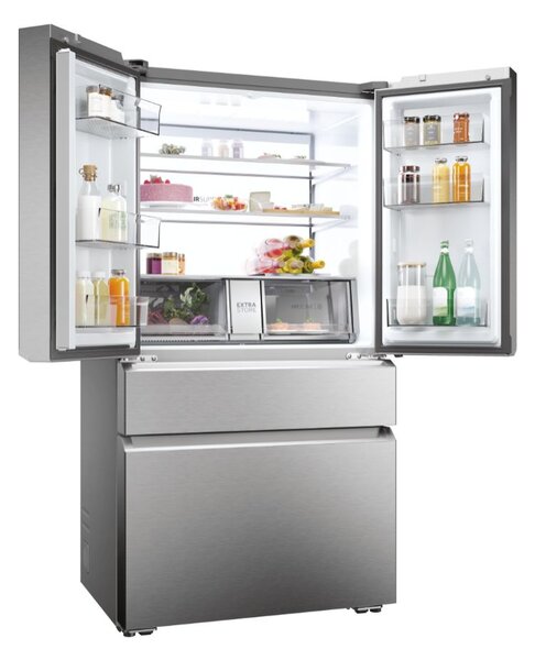 Haier Frigorifero Americano Side by Side Capacit 629 Litri Classe energetica E Raffreddamento No Frost colore Platino / Inox - HFW7918ENMP