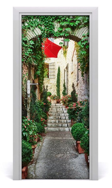 Adesivo per porta Street France 75x205 cm