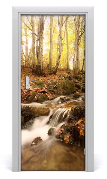 Adesivo per porta interna Gold Autumn 75x205 cm