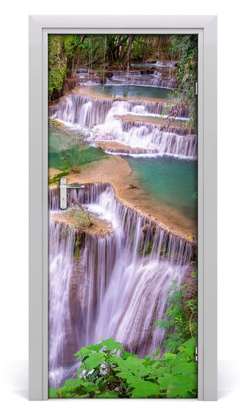 Poster adesivo per porta Cascata 75x205 cm