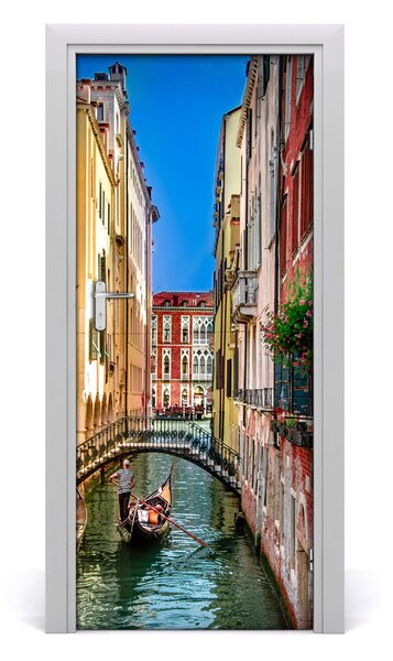 Adesivo per porta interna Venezia, Italia 75x205 cm