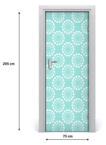 Adesivo per porta Sfondo geometrico 75x205 cm