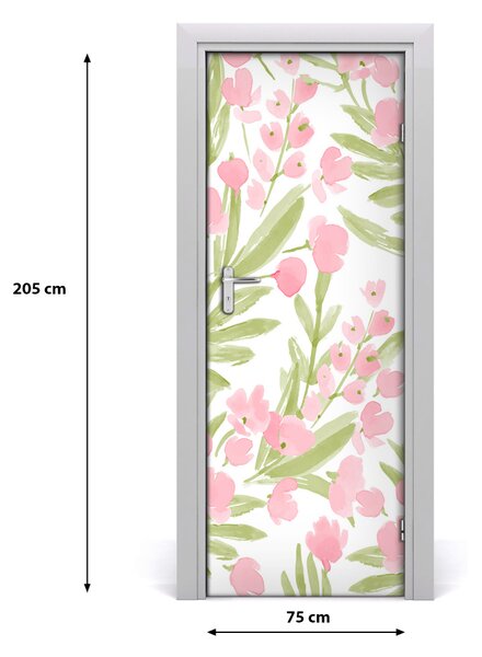 Rivestimento Per Porta Fiori rosa 75x205 cm
