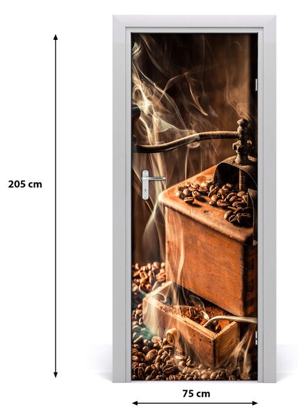 Rivestimento Per Porta Chicchi di caff? 75x205 cm